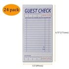  24 Books  Guest Checks Server Note Pads  2-part Carbonless Guest Check Pads Ord