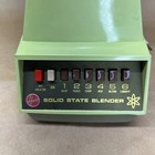 Hoover Vintage Blender Solid State Avocado Olive Green 1970s Decor Retro Works 