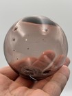 Vintage Japanese Glass Fishing Floats Hand-blown Purple Amethyst 3  Inclusions