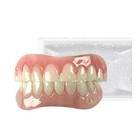 Denture Silicone Kit  1 Set Upper And Lower Veneers Teeth For Women Men
