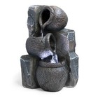 Serenelife Waterfall Fountain Compact Hassle-free Relaxing Tabletop Decor