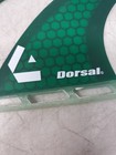 Dorsal Green Honeycomb Surfboard Fins Dual Tab Thruster Set Lot Of 2