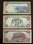 Jamaica Bank Notes  1  2  5 1985-1986