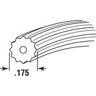 Prime-line Screen Retainer Spline 0 175 In Black 250 Ft Roll For Screen Frames