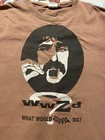 Vtg Frank Zappa T-shirt Wwzd  What Would Zappa Do  90s Mens L Rare Coffee Brown