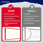Red De Voleibol Profesional  Resistente  32x3 Ft  Cable De Acero De 46 Ft 