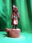 Hopi Kachina Doll - The Velvet Shirt Kachina By Elgean Joshevama - Superb 