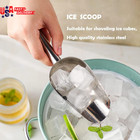 Metal Ice Scoop 6 Oz   kitchen Ice Scooper For Ice Maker  Small Food Scoops For Ba