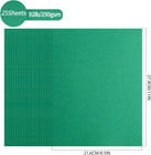 25 Sheets Christmas Green Cardstock - 8 5   X 11   92lb Double-sided Cover Card