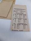 Antique Sewing Pattern Dress  3484 1935 - 40 Sz 18-36 Ff Uc Newspaper Order 
