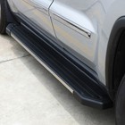 Running Board For 2011-2021 Jeep Grand Cherokee Aluminum Flat Step Ss Edge