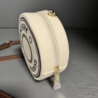 Goddess Zip Round Canvas Bag Pouch makeup Case Diy Shoulder Bag