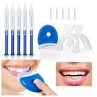 Tooth Whitener White Led Dental Bleach System Teeth Whitening 10pcs 3mll Gel Kit