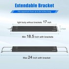 Aquaneat Led Aquarium Light Full Spectrum For 18 18-24  Light Cover Is Black