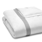 Hudson Park Collection 500tc Embroidered Geo Duvet Cover