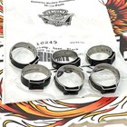 Nos Genuine Harley 1999-2006 Touring 6pc Black Hose Clamps 10249