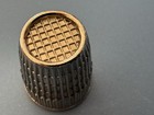 Thimble Vintage Silver Tone West Germany  8 16mm Metal Thimble Sewing Quilting