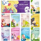 9 Pack Hydrating Face Masks Skincare  Bulk Sheet Face Mask For Dry Skin  Coll   
