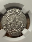 Ngc Au Levon I Armenia Ar Tram 1198-1219 Ad Crusader Silver Lions Cross