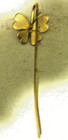 Fine Golden Metal Butterfly Hair Stick Hair Pins 5 5 l