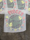 Lot Of 13 Vintage Pisces Zodiac Sign 70s T-shirt Heat Transfers Nos