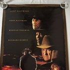 Vintage 1992 Unforgiven 27x40 Ds Rolled Movie Poster Clint Eastwood Warner Bros
