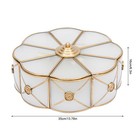 Modern Flush Mount Ceiling Light Flower Shaped Chandelier Pendant Lamp Fixture