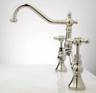 New Elnora Bridge Bathroom Faucet Cross Handles - Signature Hardware