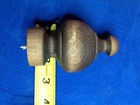Vintage Finials Furniture Wooden 4 X 2 25  Dark Stain 031526f