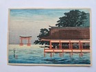 Group Of 4 Small Japanese Woodblock Prints Koitsu Shotei Hiroshige