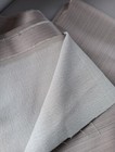 Silver Beige Fabric Upholstery 5 Yards Indoor Outdoor Stripe Sheen Minimalist