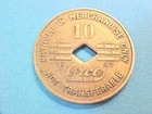 Us Tokens 1941 Blue Diamond Coal Co 10c Bonny Blue Va  Orco Exumonia Nr U250