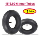  2-pack  15x6 00-6  Inner Tube Replacement Tire Tubes For Lawn Mower snow Blower