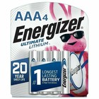 Energizer Ultimate Lithium 8 Aaa Batteries Battery 12-2039 Aaa8 Pack 2-4 Packs