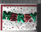 1  Embellished Christmas  Card