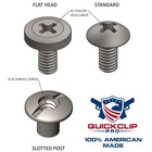 1 8  Black Chicago Screws   Binding Posts Fasteners For Leather Straps belts    
