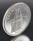 1987 The Gold Bar Mine Frog Nye Co Nevada Rare 1oz 999 Fine Silver Round C5243