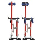 18 -30  Adjustable Drywall Stilts Aluminum Tool For Painting Painter Taping Red
