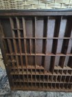 Vintage Wooden Letterpress Printer Tray 32x17 Type Case Shadow Box Display
