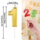 0-9 Birthday Candles Runway Model Number Candles Red 3d Design Cake Decoration