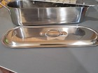 Stainless Steel Fish Poacher Steamer Pot With Lift Out Rack   Lid Jacques Pepin