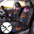 15 Pcs Butterfly Car Seat Covers Full Set For Classic Style 