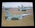 General Dynamics Chilean F-16 Formation In 30 x24  Snap Front Backlit Led Frame