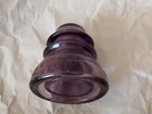 Vintage Whitall Tatum Co  No 1 Mold   26 Purple Glass Insulator