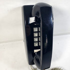 Vintage Itt 2954 Black Wall Mount Push Button Corded Telephone 1979 Retro Phone