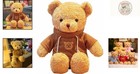 Adorable 11 8-inch Soft Plush Teddy Bear Doll - Perfect Gift For All Ages