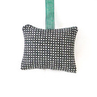 Shamrock Cross Stitch Ornament Mini Pillow st  Patricks Day Finished completed