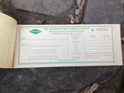 Rare Vintage 1960s Goodyear Tires   Rubber Co  Guarantee Certificate Book