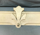 Antique Vtg Interior 47  Victorian Window Top Wood Valance Pediment Old 1513-25b
