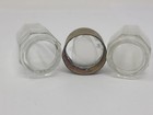 Antique Victorian Cut Glass Double Ended Scent Bottle Clear